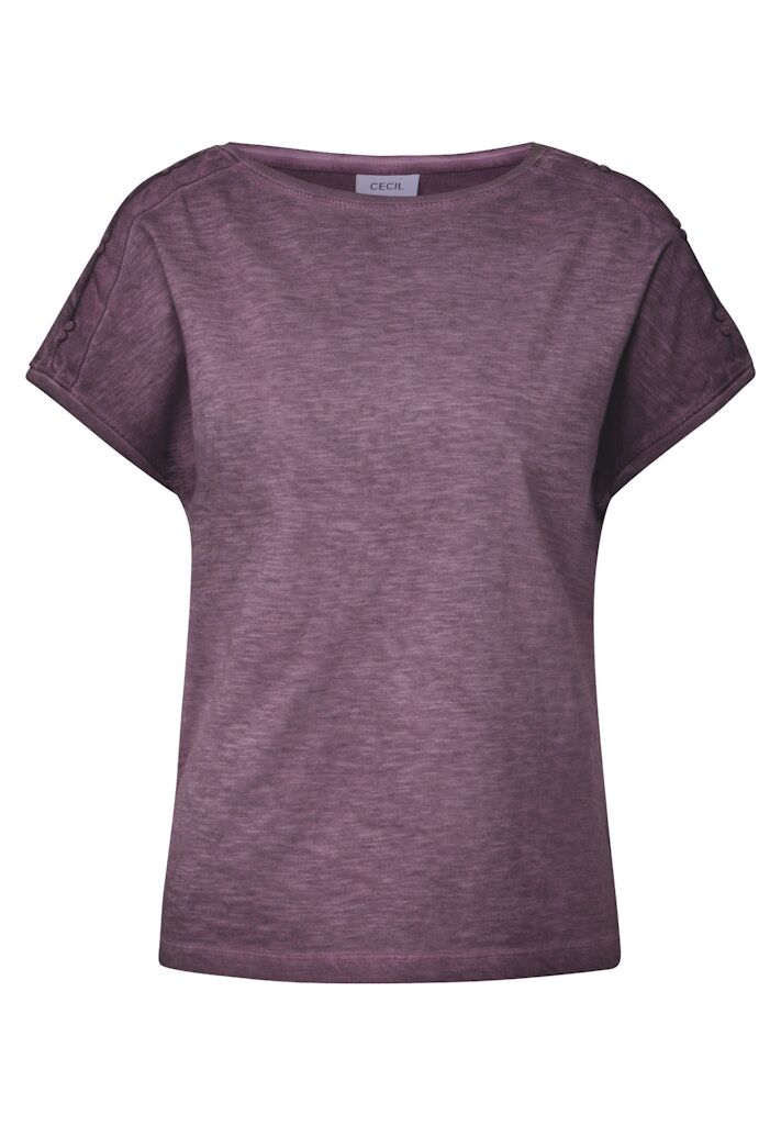 Cecil T-Shirt mit Knopfdetail Cecil T-Shirt mit Knopfdetail