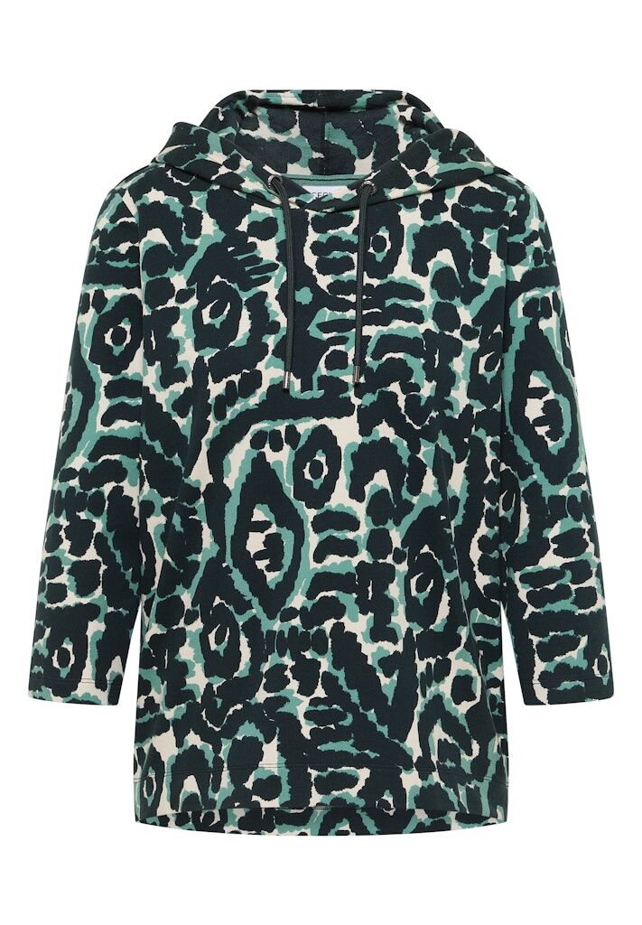 Gemustertes Hoodie Shirt