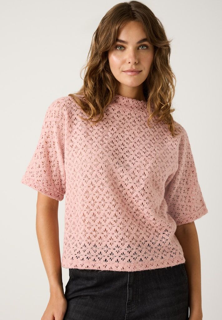 Ajour-Strickshirt