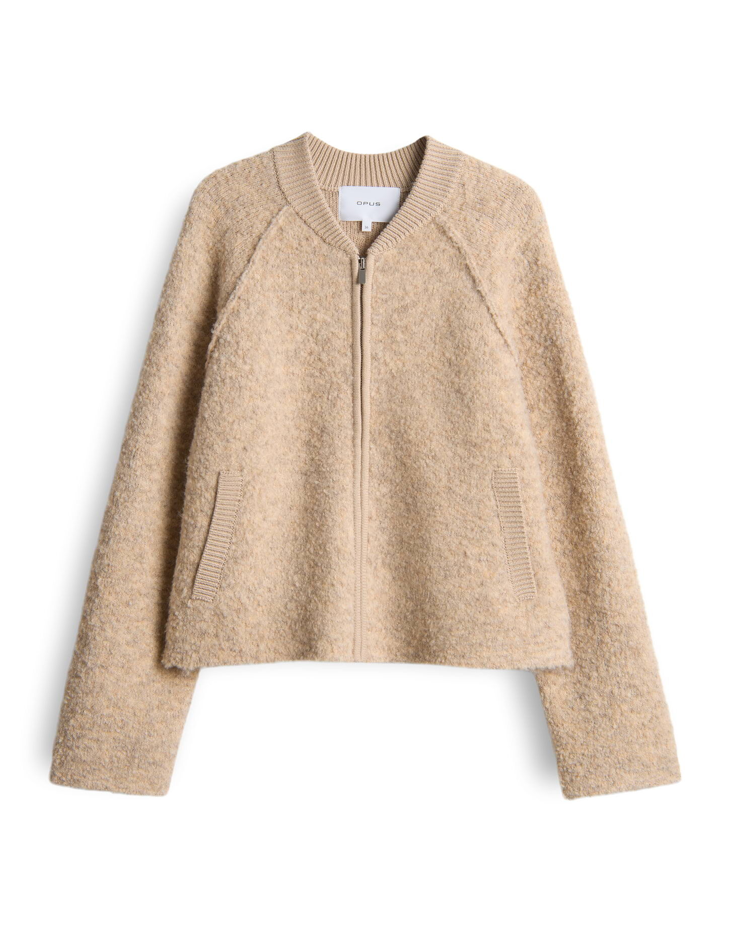 Bouclé-Strickjacke "Delny" Bouclé-Strickjacke "Delny"