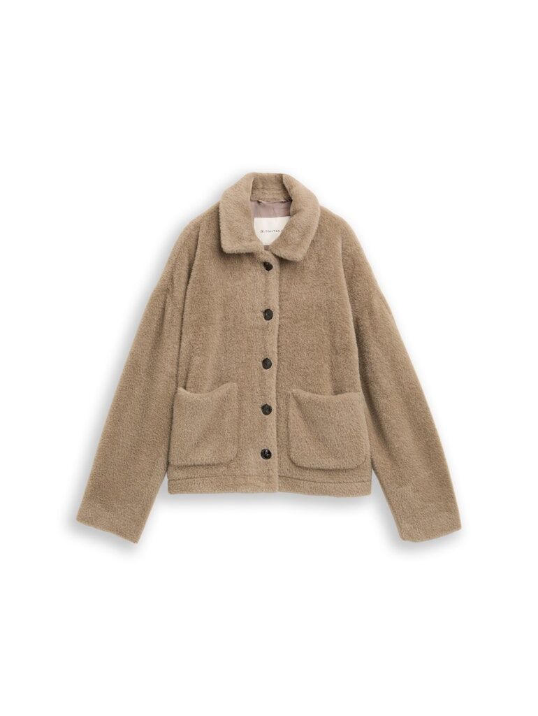 Teddy Jacke mit Taschen Teddy Jacke mit Taschen