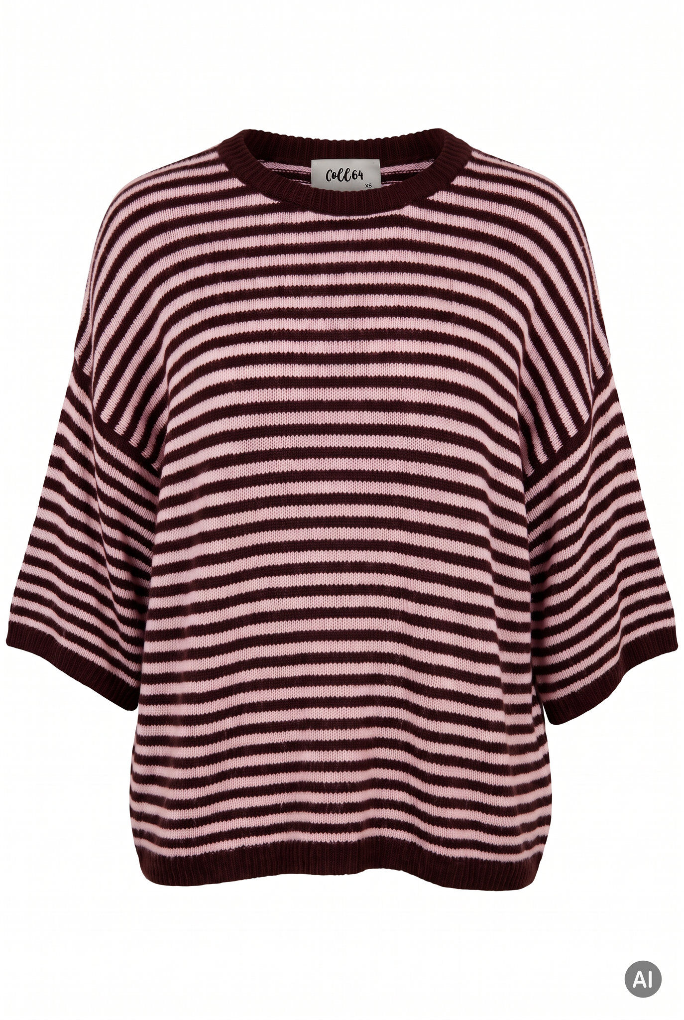 Strickpullover im Streifenmuster