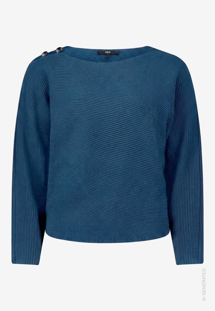 Strickpullover mit U-Boot Ausschnitt Strickpullover mit U-Boot Ausschnitt