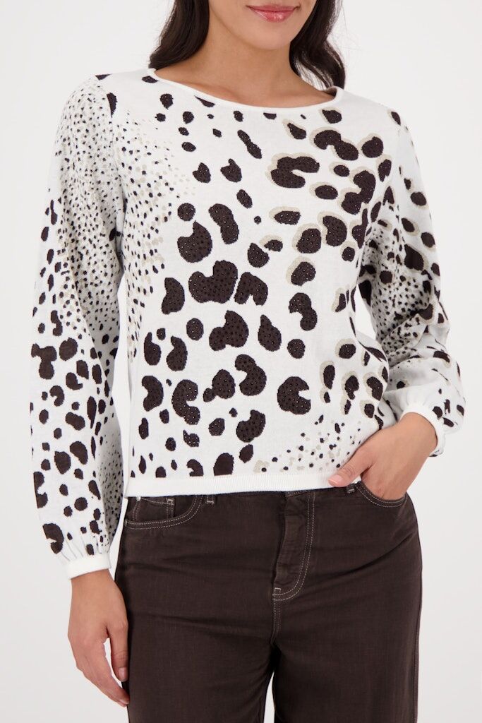 Strickpullover mit Print Strickpullover mit Print