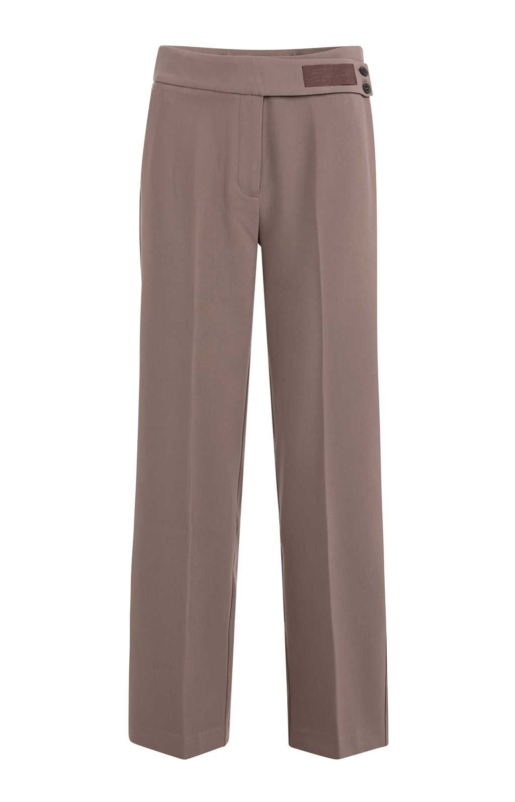 Hose mit asymmetrischem Bund Hose mit asymmetrischem Bund