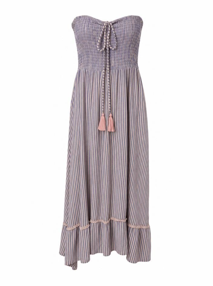 Schulterfreies Sommerkleid Schulterfreies Sommerkleid
