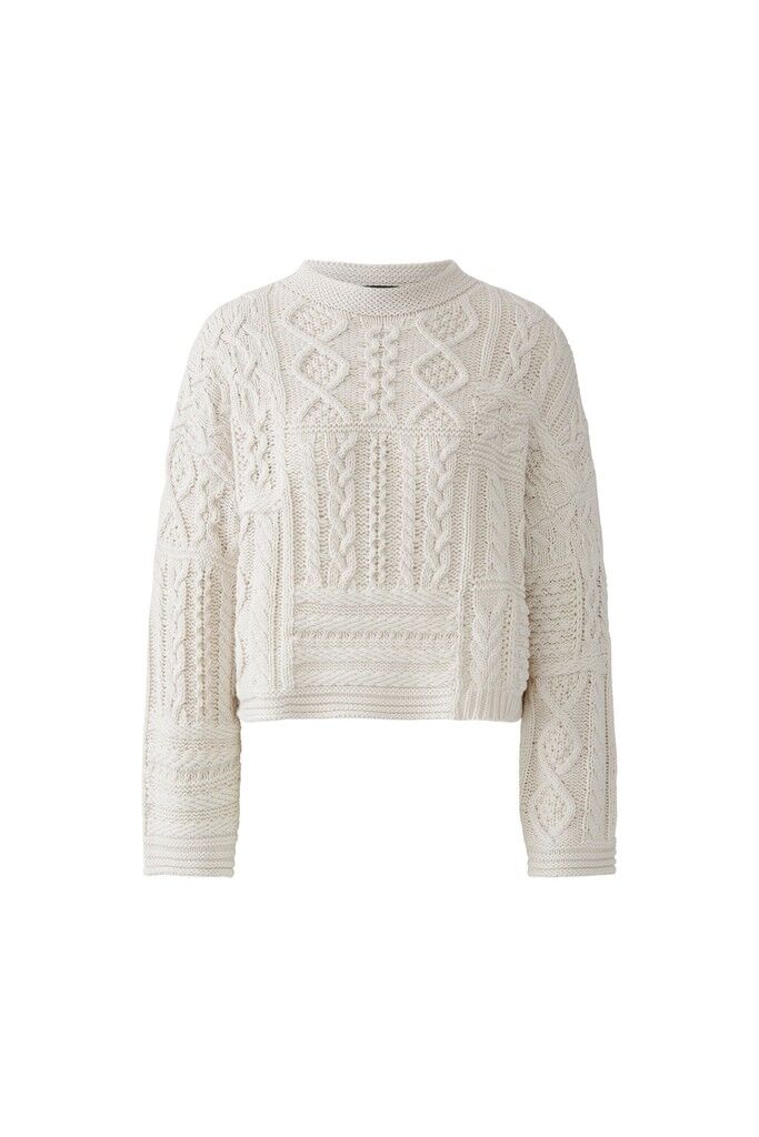 Pullover mit Zopfmuster