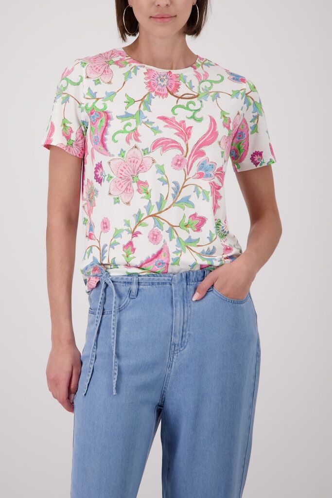 T-Shirt mit Allover-Muster