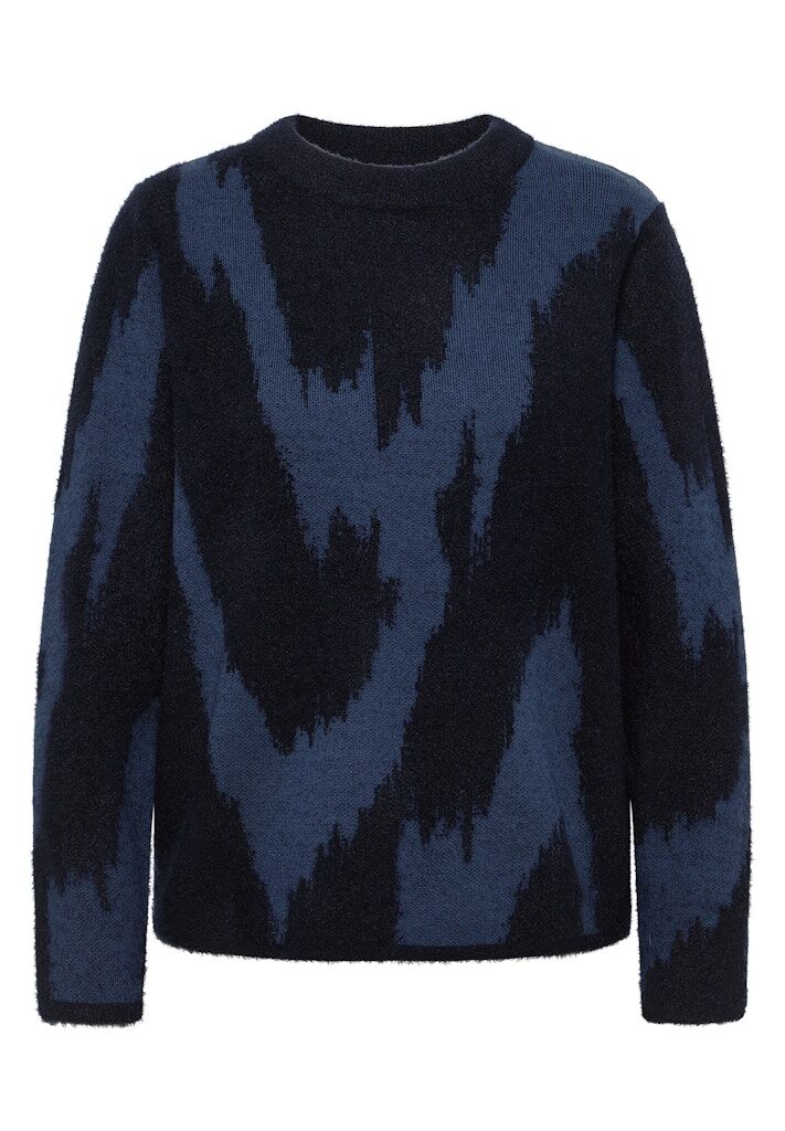 Gemusterter Pullover