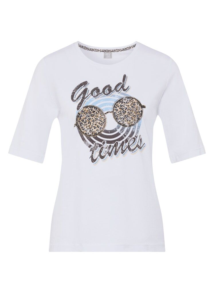 T-Shirt mit Strasssteinen T-Shirt mit Strasssteinen