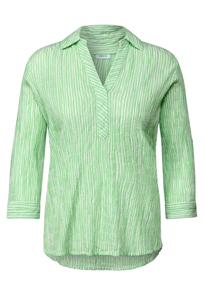 Cecil Gestreifte Seersucker Bluse
