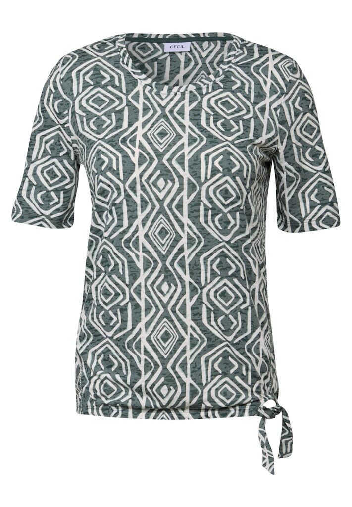 Cecil T-Shirt in Ausbrenner-Optik