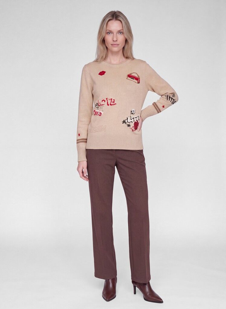 Pullover mit Grafik-Motiven