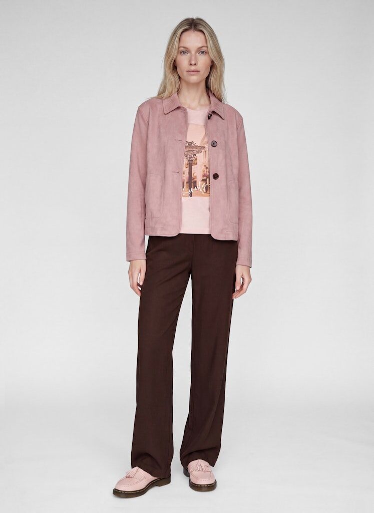 Jacke in Veloursoptik Jacke in Veloursoptik