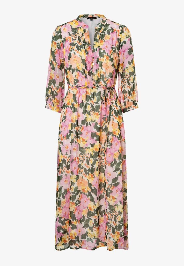 More & More Chiffonkleid mit Flowerprint