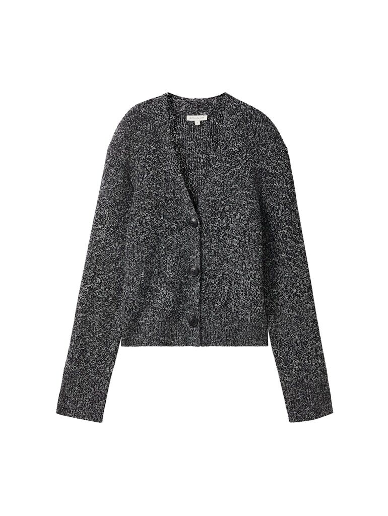 Strickjacke in Melange Optik