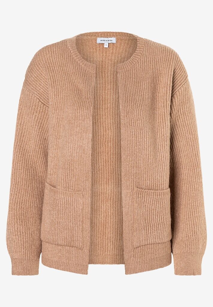 Rippen-Cardigan