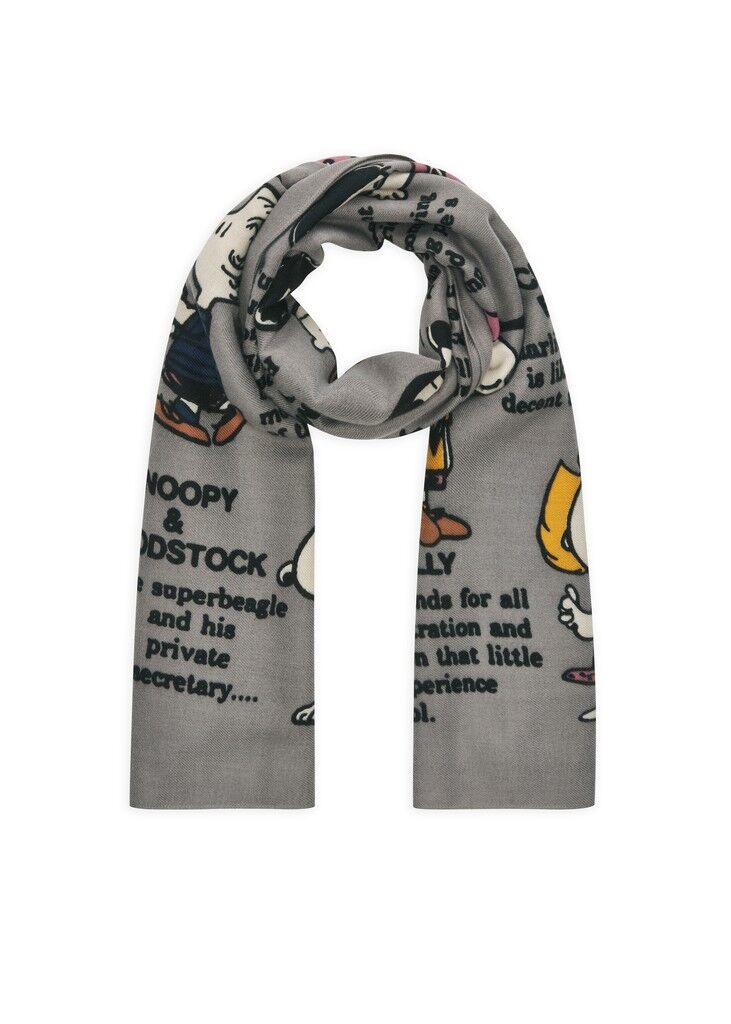 Schal mit Peanuts-Charakteren