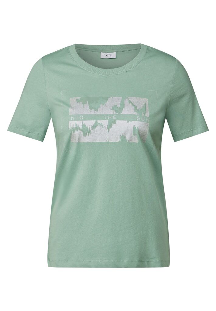 Cecil T-Shirt mit Folienprint