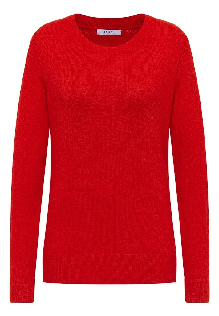 Pullover mit Strickdetail Pullover mit Strickdetail