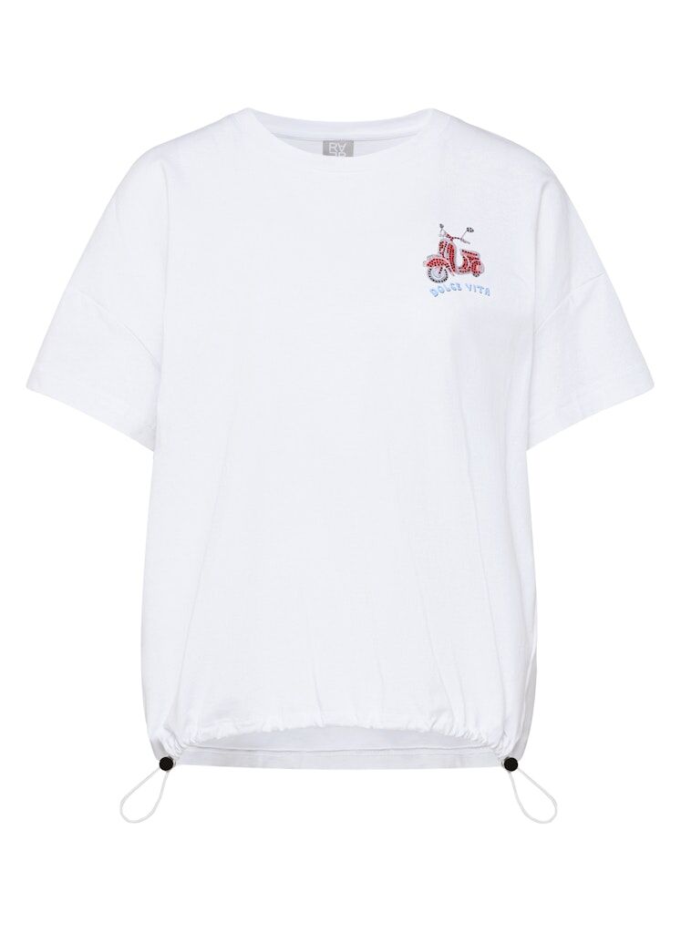 T-Shirt mit Backprint T-Shirt mit Backprint