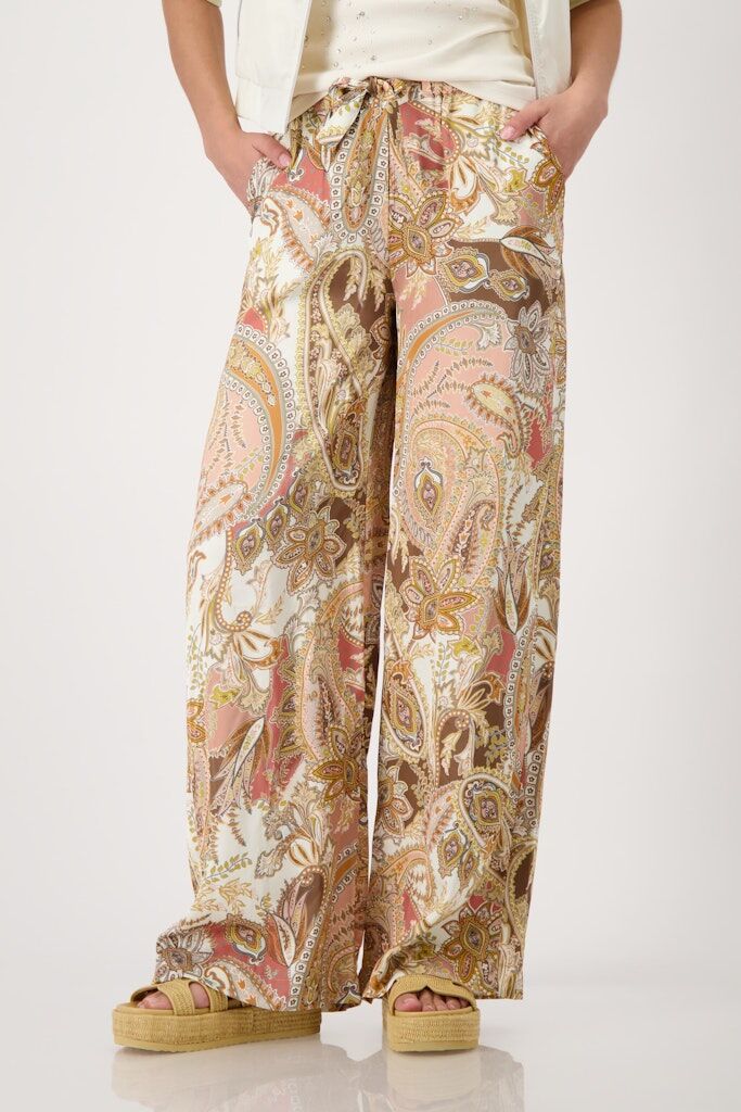 Hose mit Allover-Print Hose mit Allover-Print