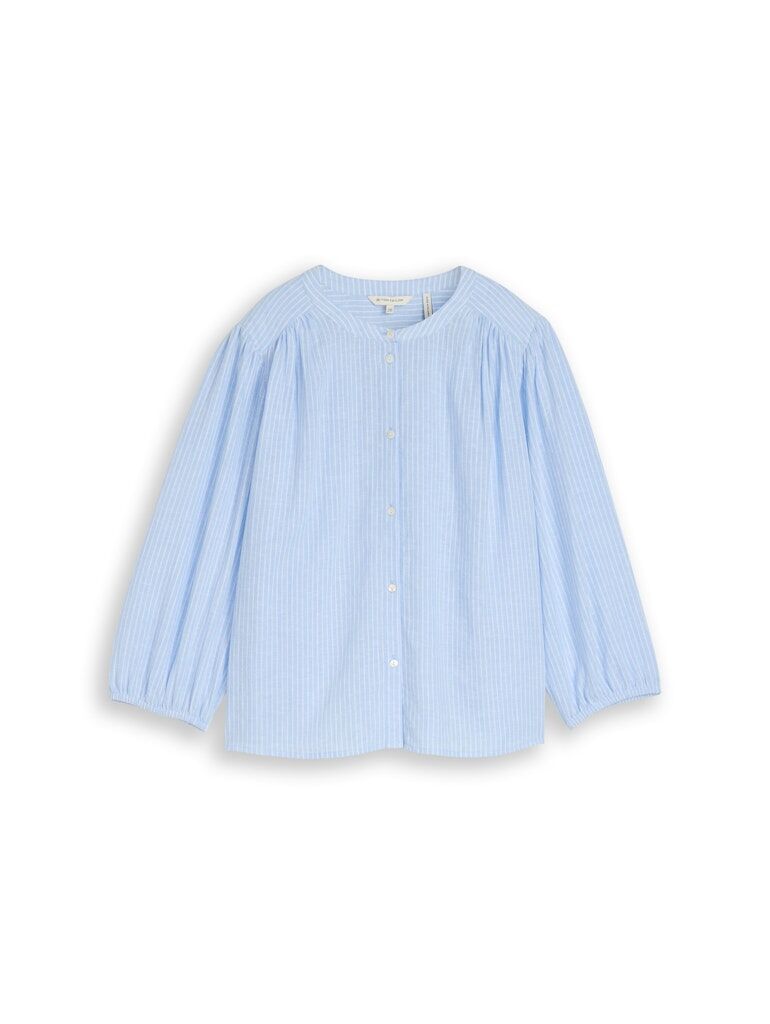 Bluse mit Leinenanteil Bluse mit Leinenanteil