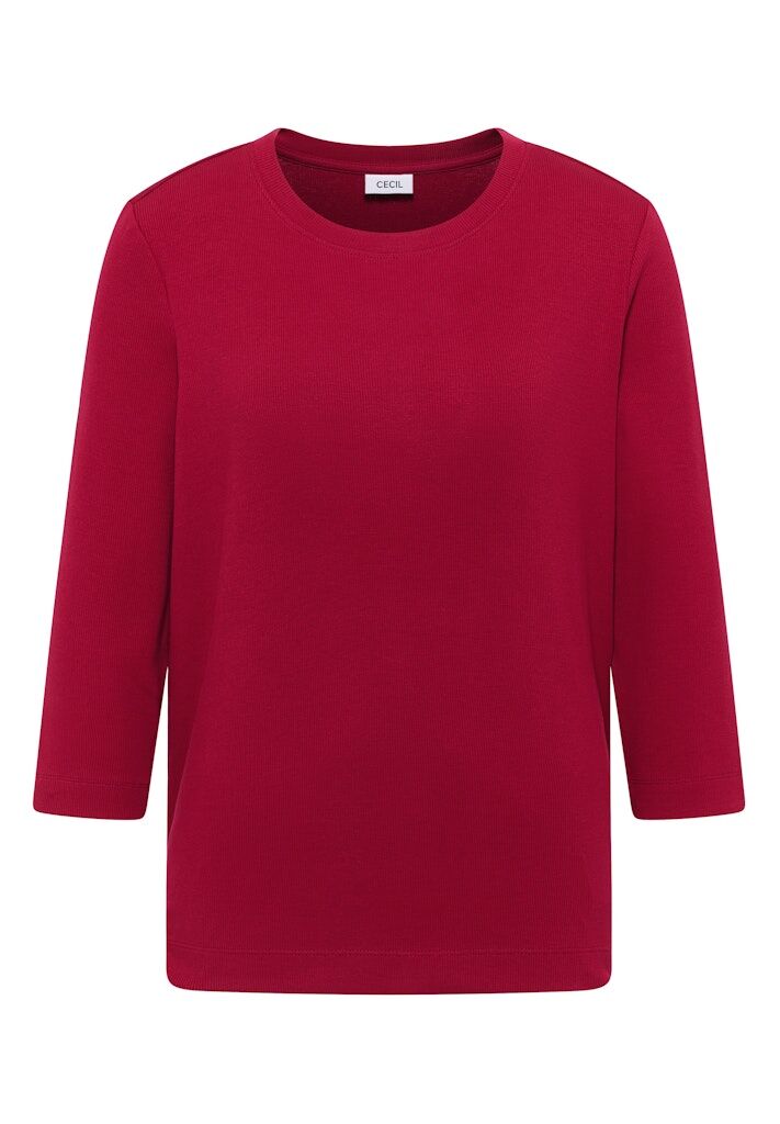 Shirt mit Rippstruktur Shirt mit Rippstruktur
