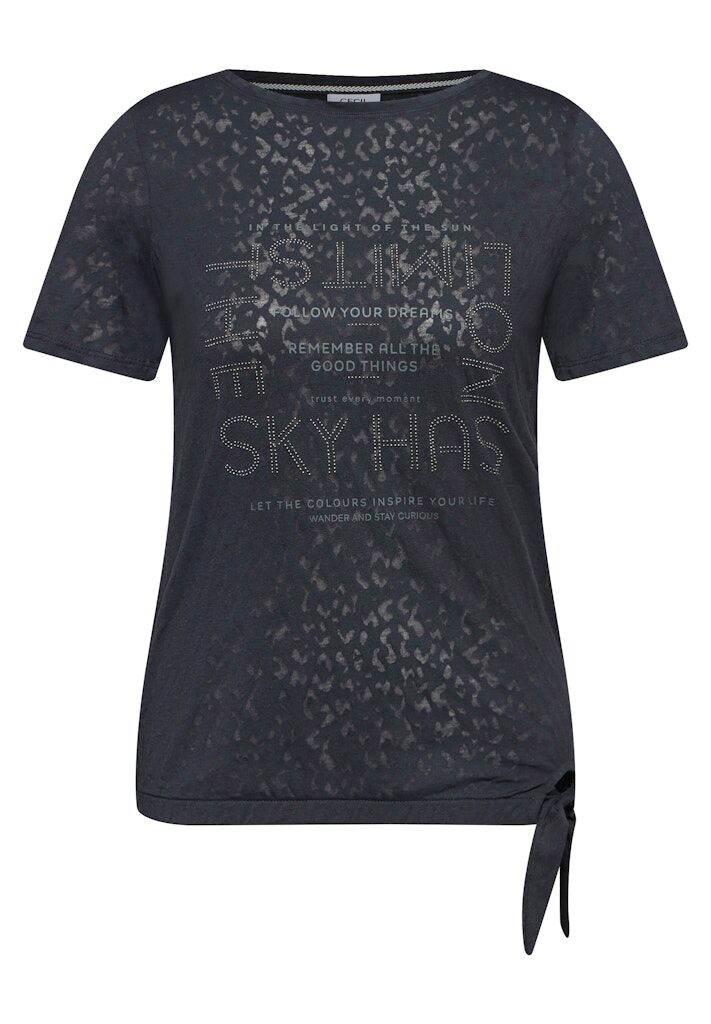 T-Shirt mit Schmucksteinen