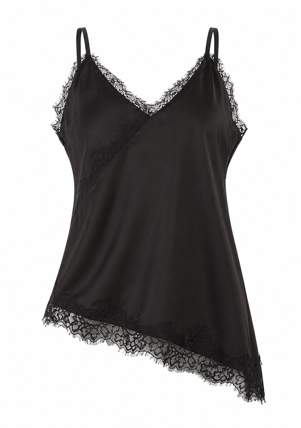 Top mit Spitzendetails Top mit Spitzendetails
