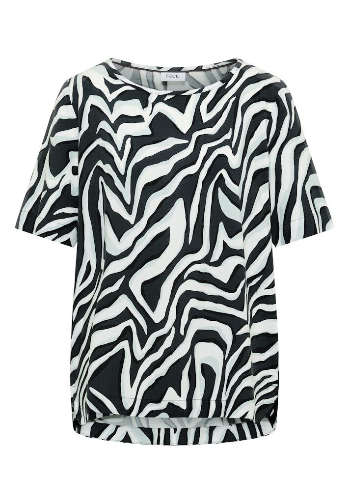 Blusenshirt mit Zebraprint