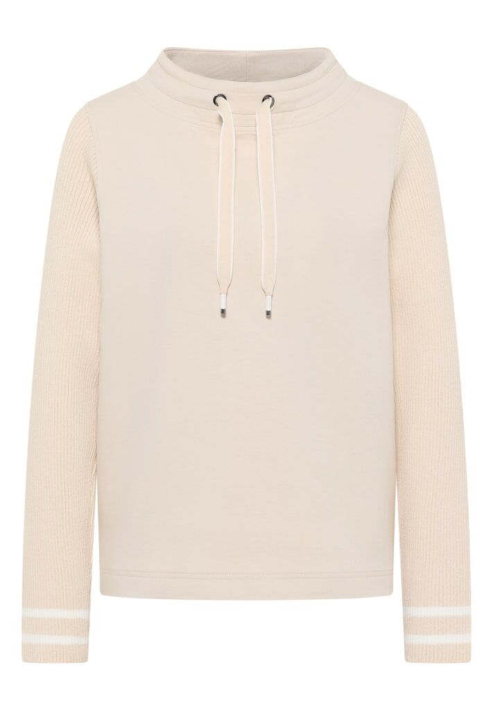 Sweatshirt mit Strickärmeln Sweatshirt mit Strickärmeln