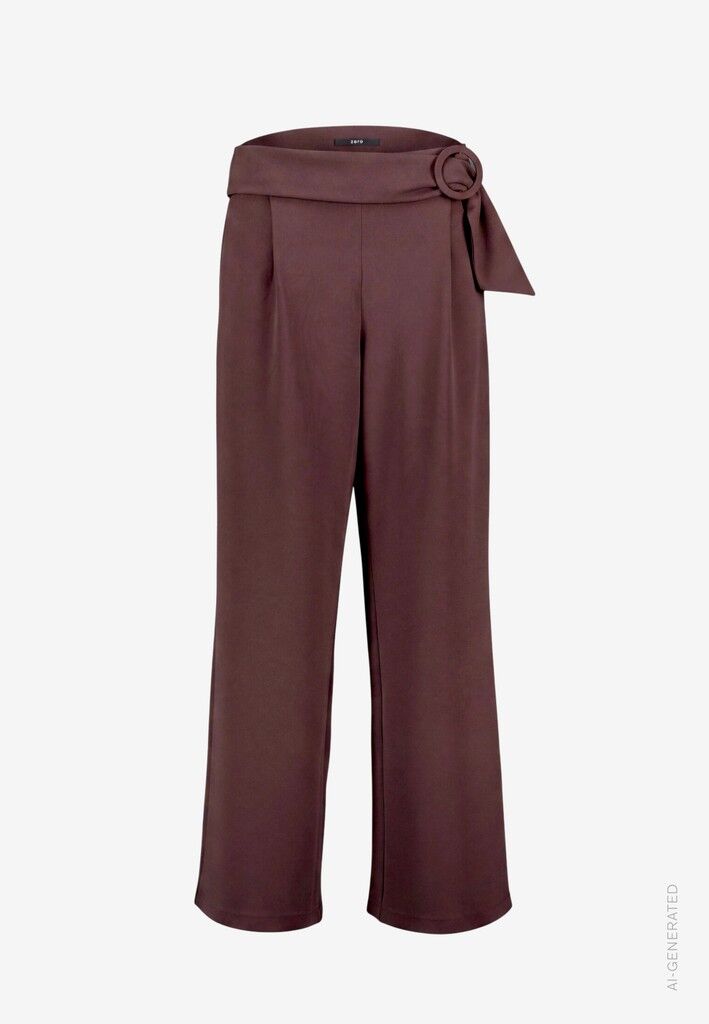 Stoffhose mit Gürtel