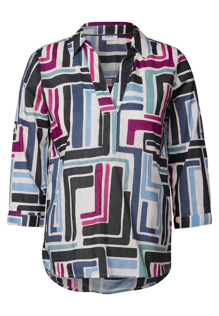 Cecil Gemusterte Bluse
