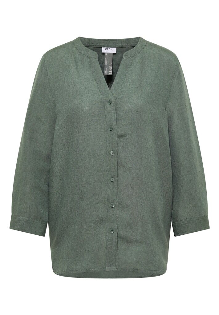 Bluse aus Leinenmix Bluse aus Leinenmix
