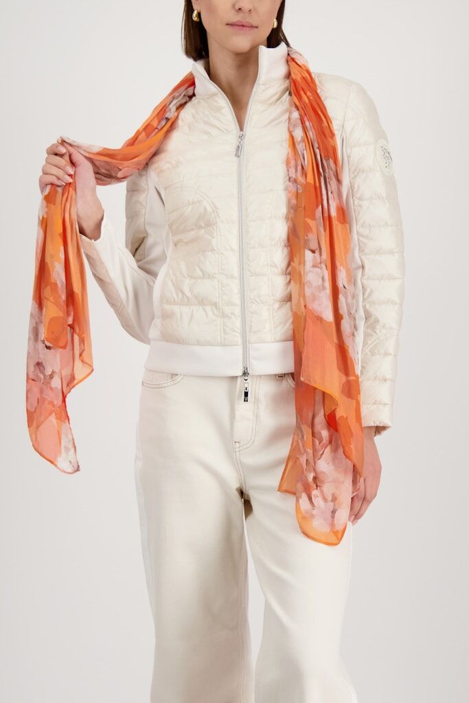 Schal mit "Blumen-Muster" Schal mit "Blumen-Muster"