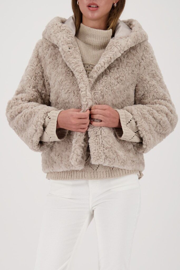 Kunstfell-Jacke