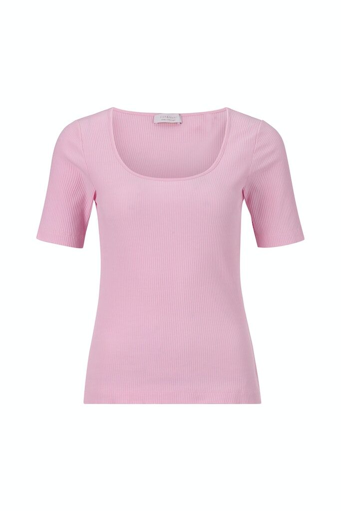Rich & Royal T-Shirt aus feinem Ripp Rich & Royal T-Shirt aus feinem Ripp