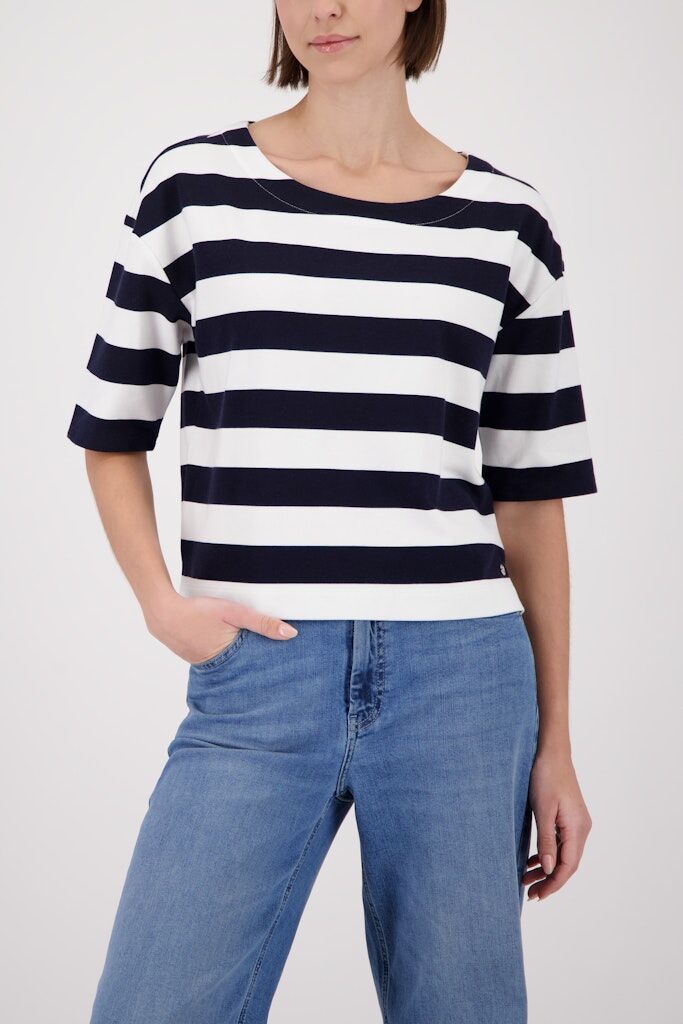 Sweatshirt mit Blockstreifen