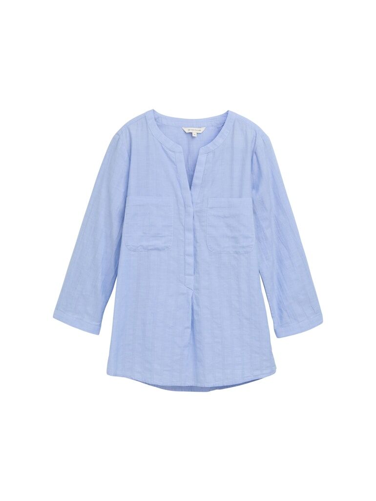 Bluse mit aufgesetzten Brusttaschen