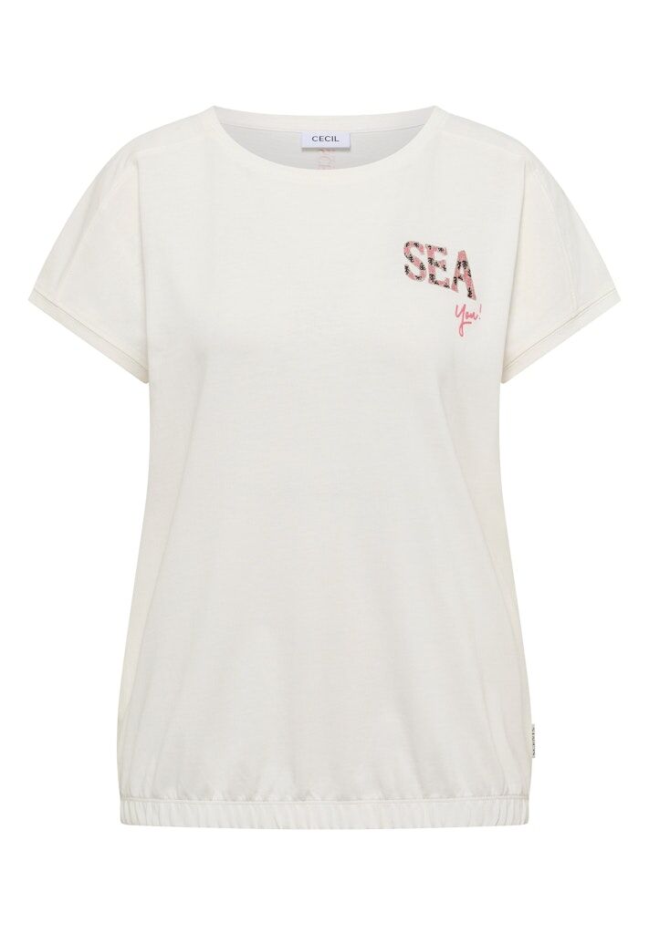 T-Shirt mit Stickdetail T-Shirt mit Stickdetail