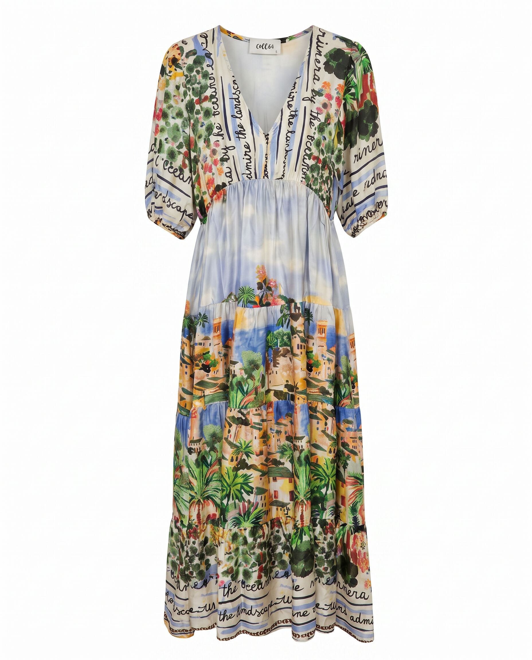 Maxikleid mit Allover-Artprint Maxikleid mit Allover-Artprint