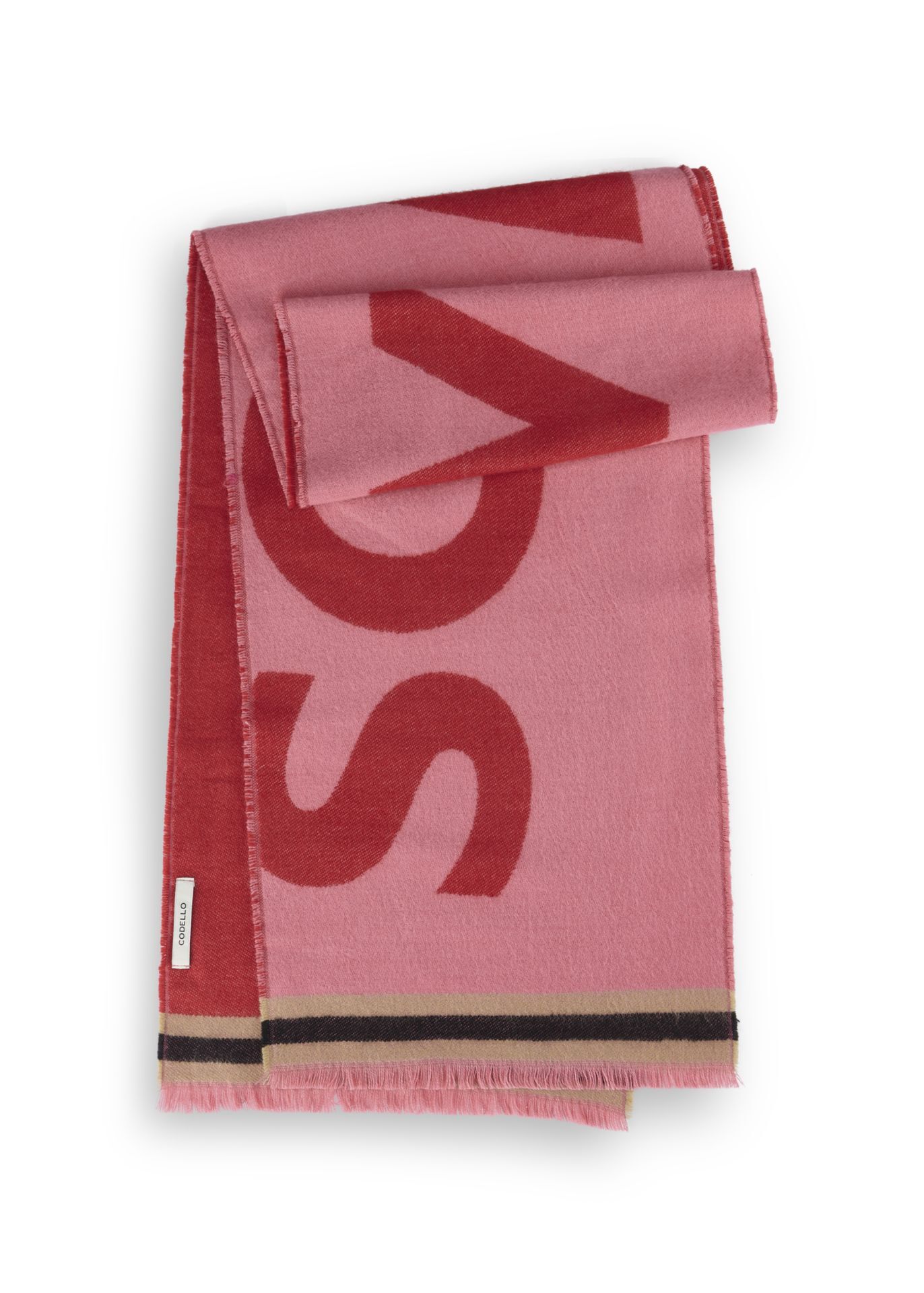 Schal mit Schriftzug Schal mit Schriftzug