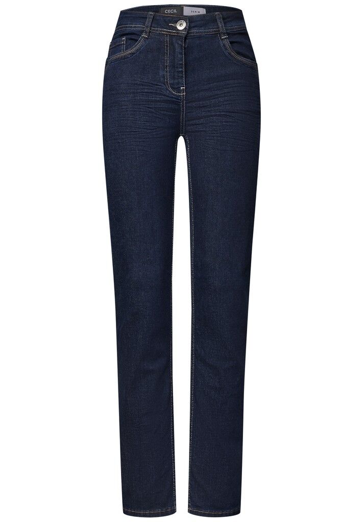 High Waist Straight Leg Jeans im Slim Fit High Waist Straight Leg Jeans im Slim Fit