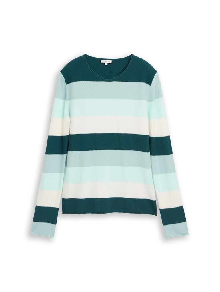 Gestreifter Strickpullover Gestreifter Strickpullover