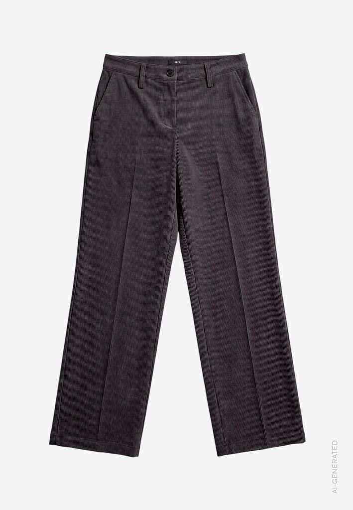 Cordhose mit Bügelfalte