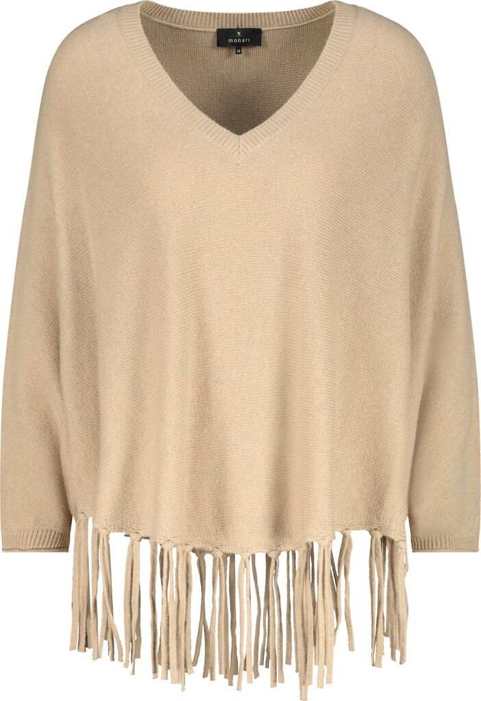 Monari Poncho mit Fransen