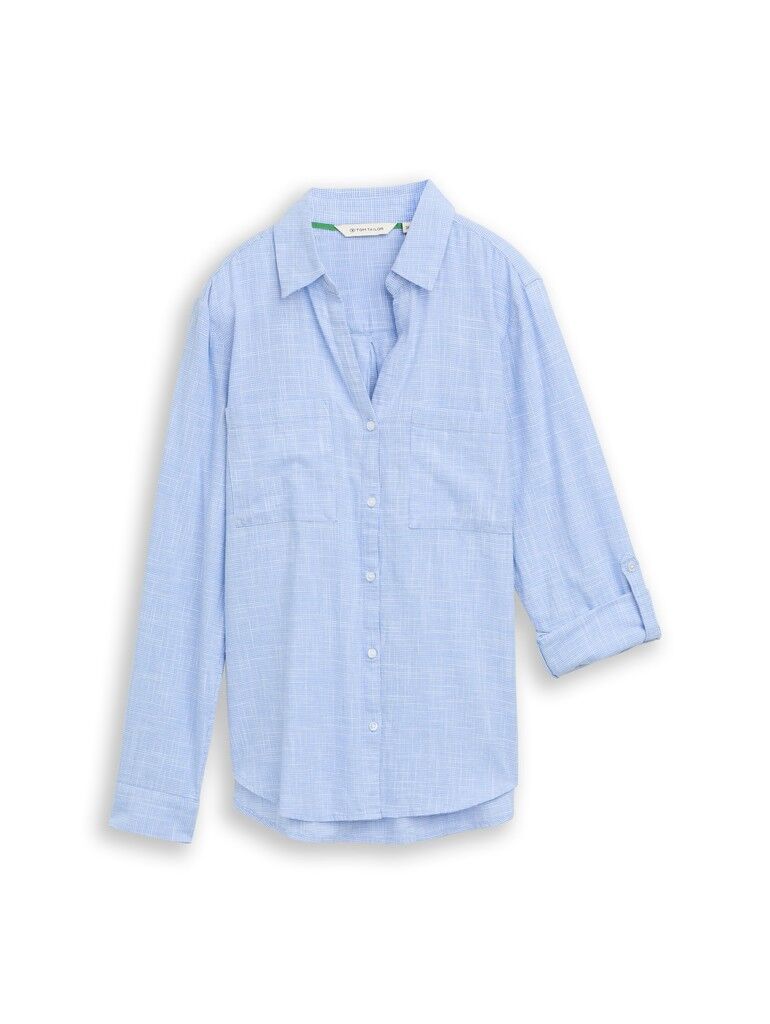Bluse mit Brusttaschen Bluse mit Brusttaschen