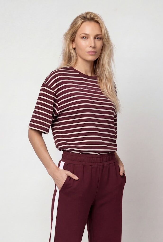 Sweatshirt mit Streifen Sweatshirt mit Streifen