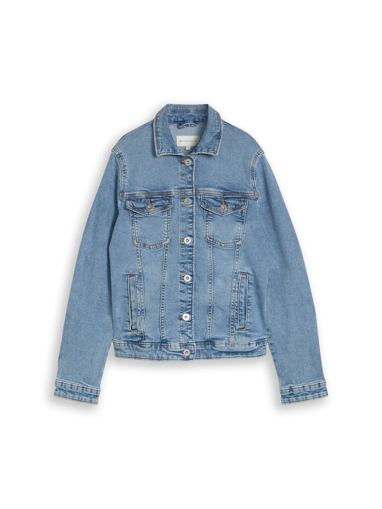 Jeansjacke mit Eingriffstaschen